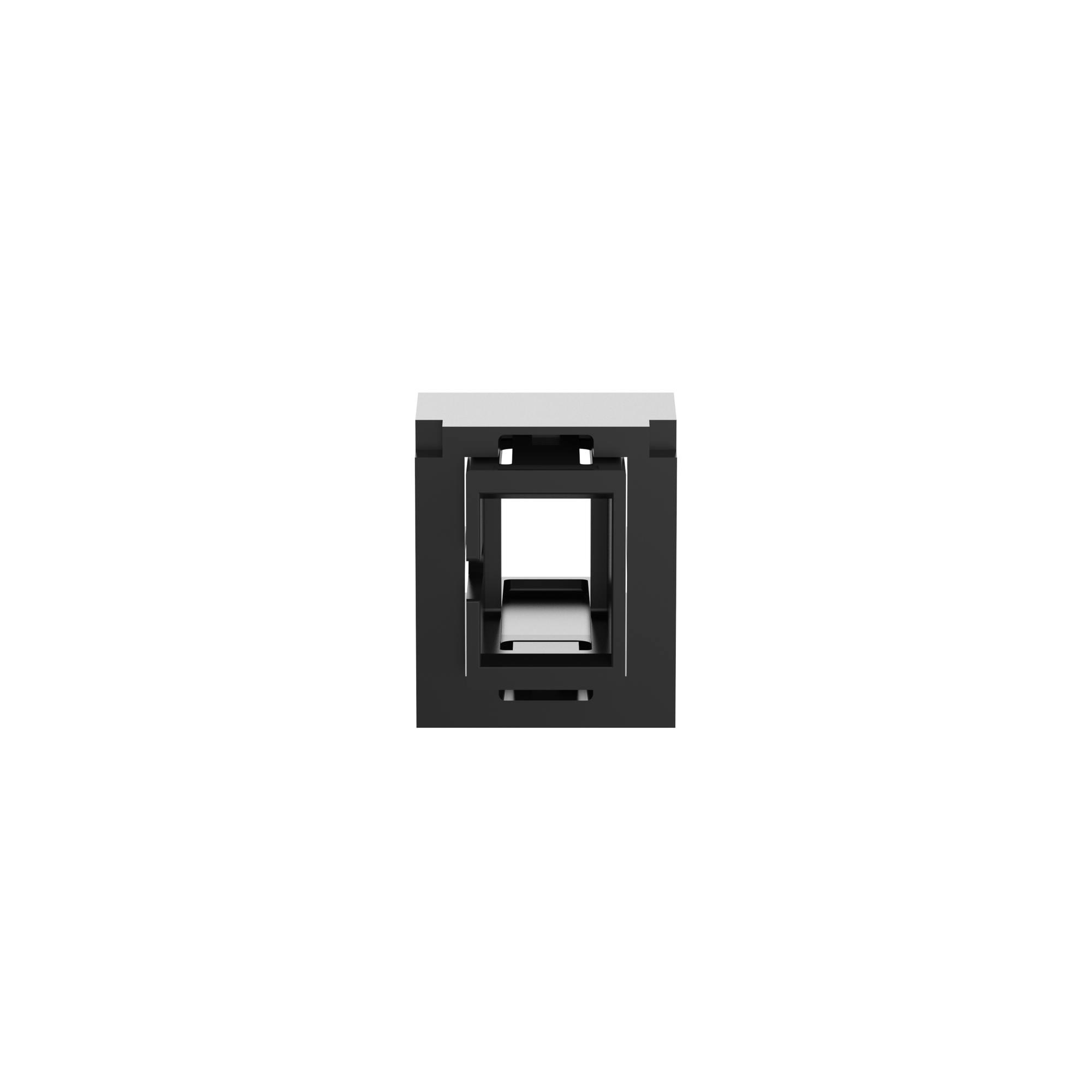 CMSAGSCZBL Mini-Com Fiber Optic Adapter Module, SC/APC Simplex Connector, 1 Port, OS1/OS2 Single-Mode Fiber