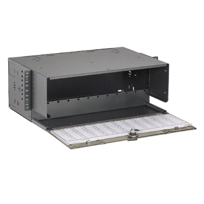 FRME4 OptiCom QuickNet Fiber Optic Enclosure, 12 Ports, Steel