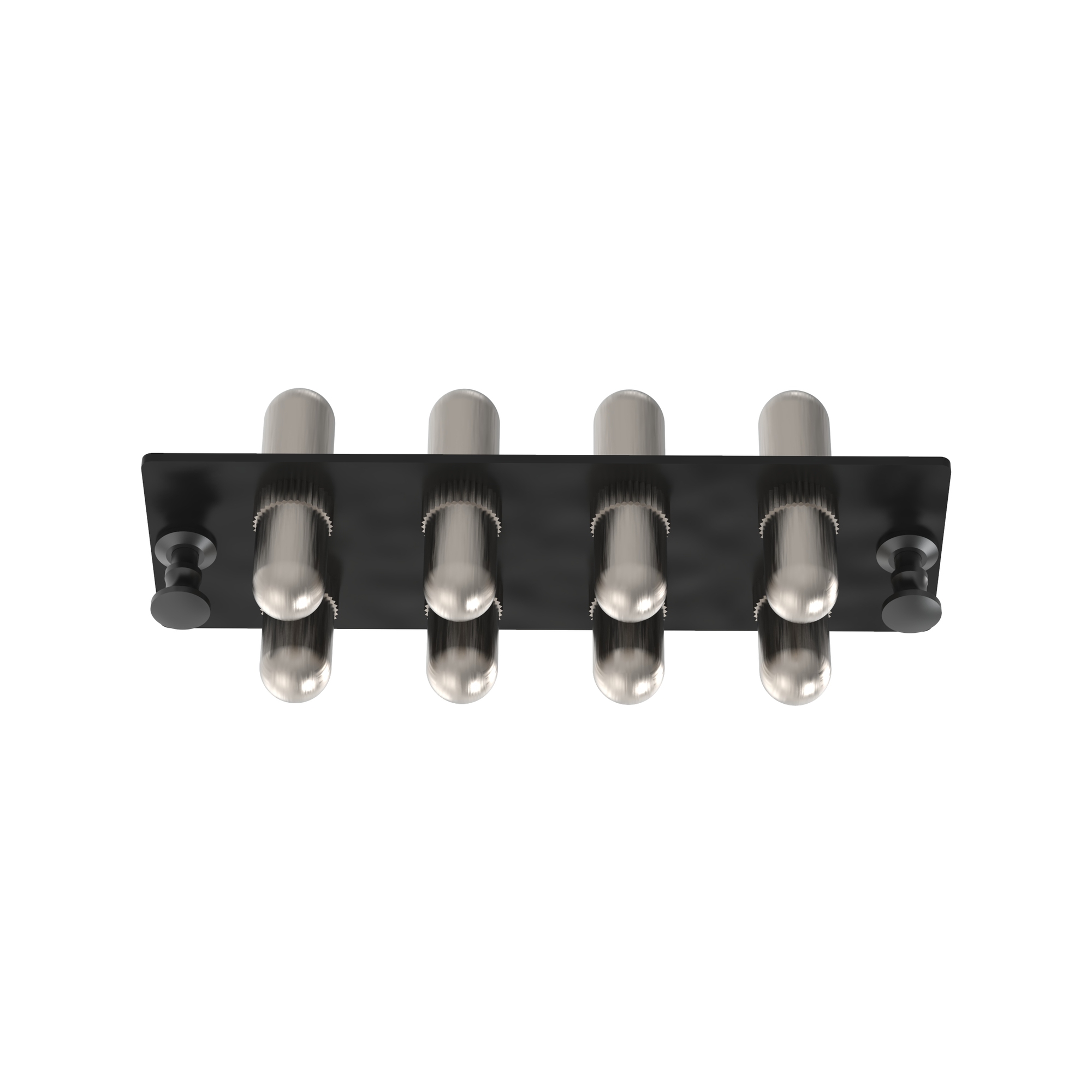 Opticom Fiber Adapter Panel, OS2, 8 ST Simplex, Steel Body