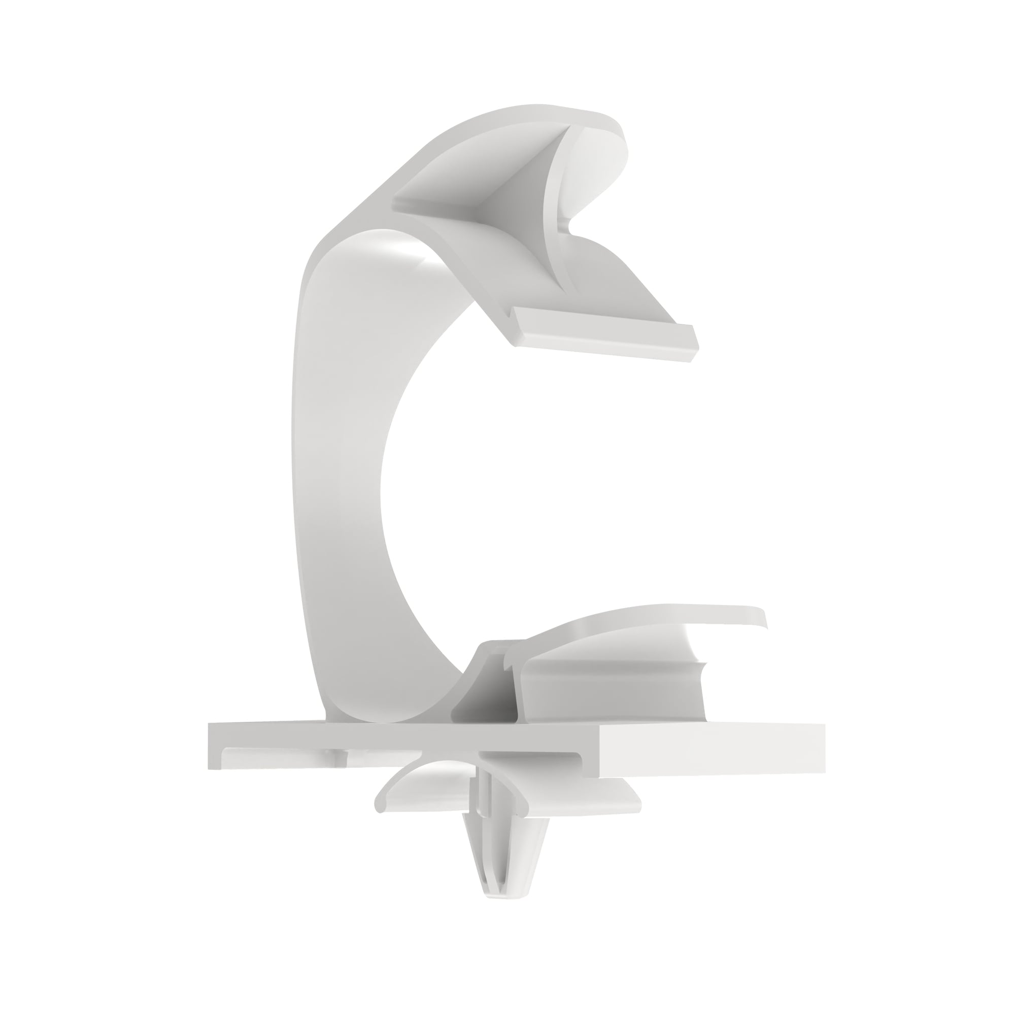 LWC50-H25-L Latching Wire Clip, 1/2 in Conduit, Nylon 6.6
