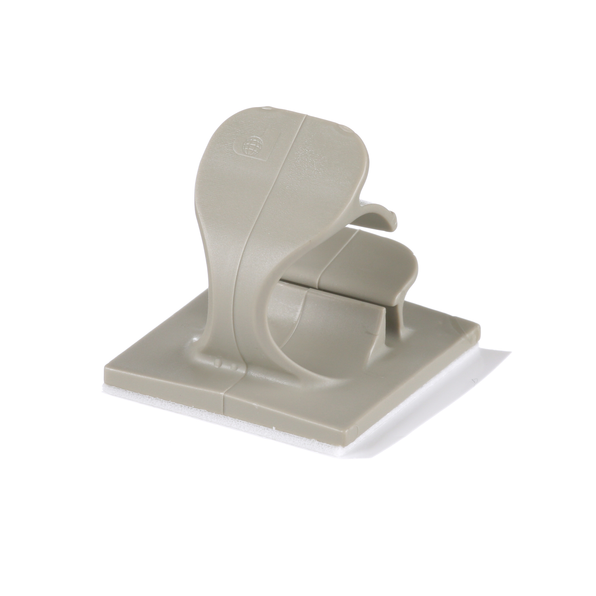 LWC38-A-D14 Adhesive Backed Latching Wire Clip, 0.38 in Conduit, 0.5 lb Load, Nylon 6.6