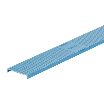 C2IB6 Type-C Flush Cover, 6 ft L x 2-1/4 in W x 0.35 in H, PVC, Intrinsic Blue