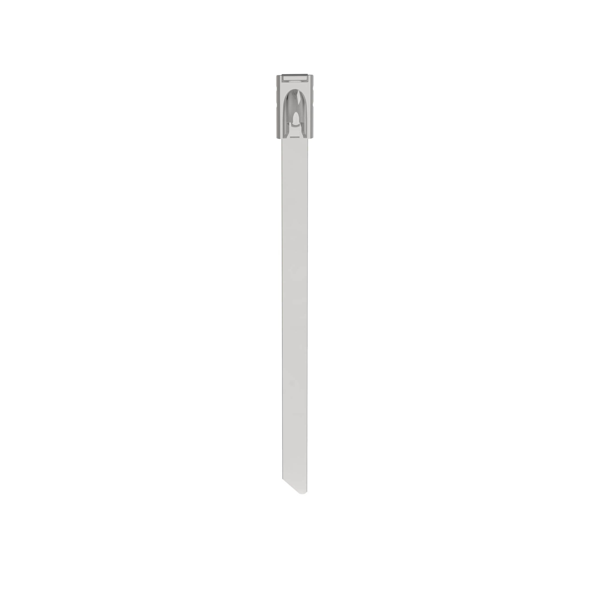 MLT10S-CP Pan-Steel MLT Standard Cross Section Cable Tie, 33 in L x 0.18 in W x 0.01 in THK, 304 Stainless Steel, Metallic