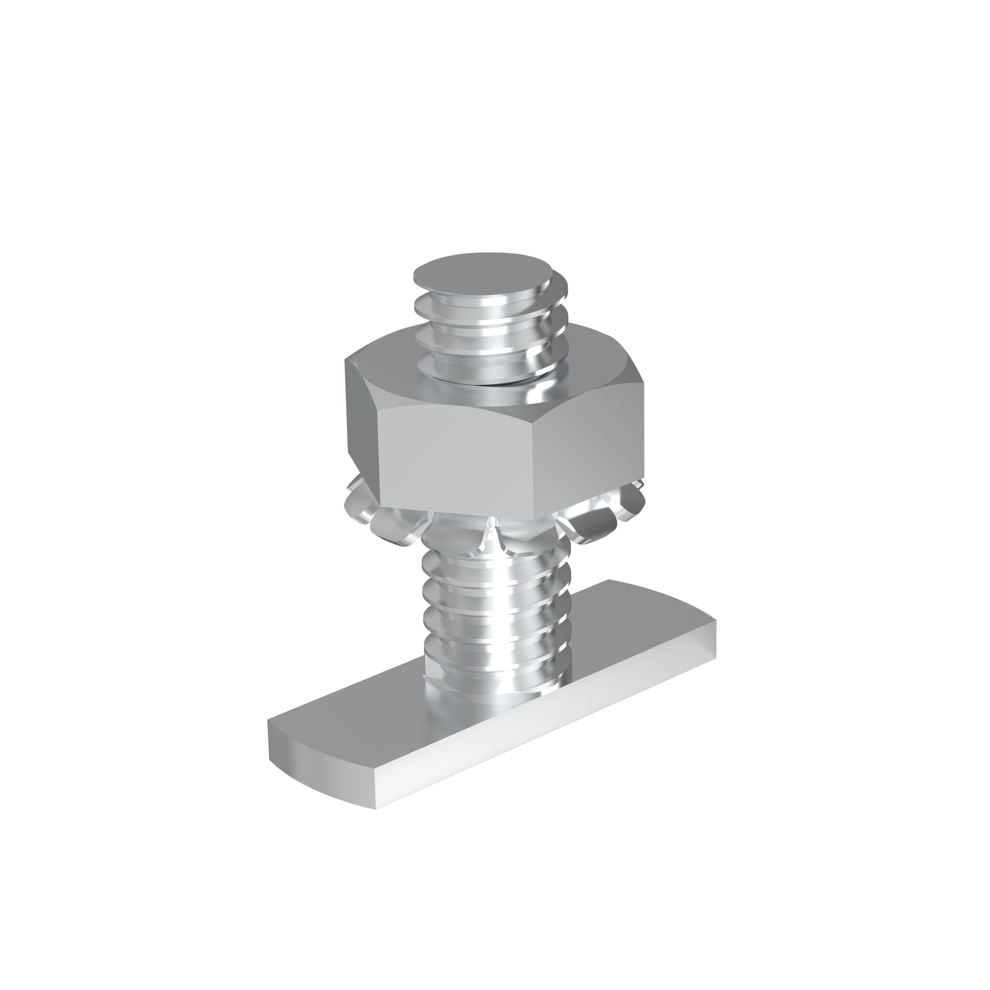 FRTBKT-X FiberRunner T-Bolt Kit, For Use With Channel to Mounting Brackets, 0.84 in L, Steel, Black