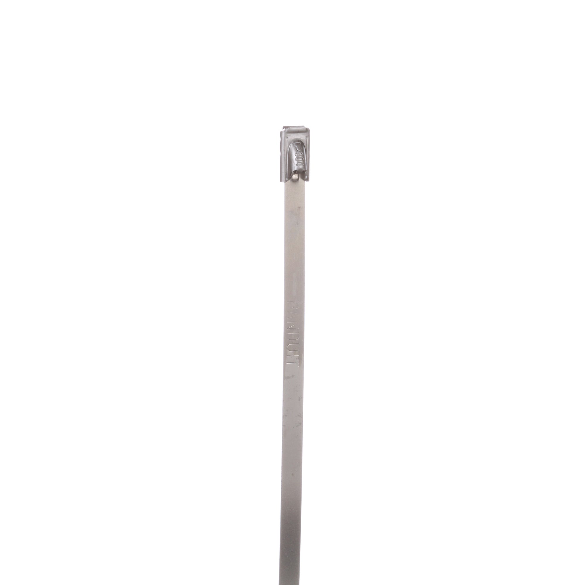 MLT2S-L Pan-Steel MLT Standard Cross Section Cable Tie, 7.9 in L x 0.18 in W x 0.01 in THK, 304 Stainless Steel, Natural
