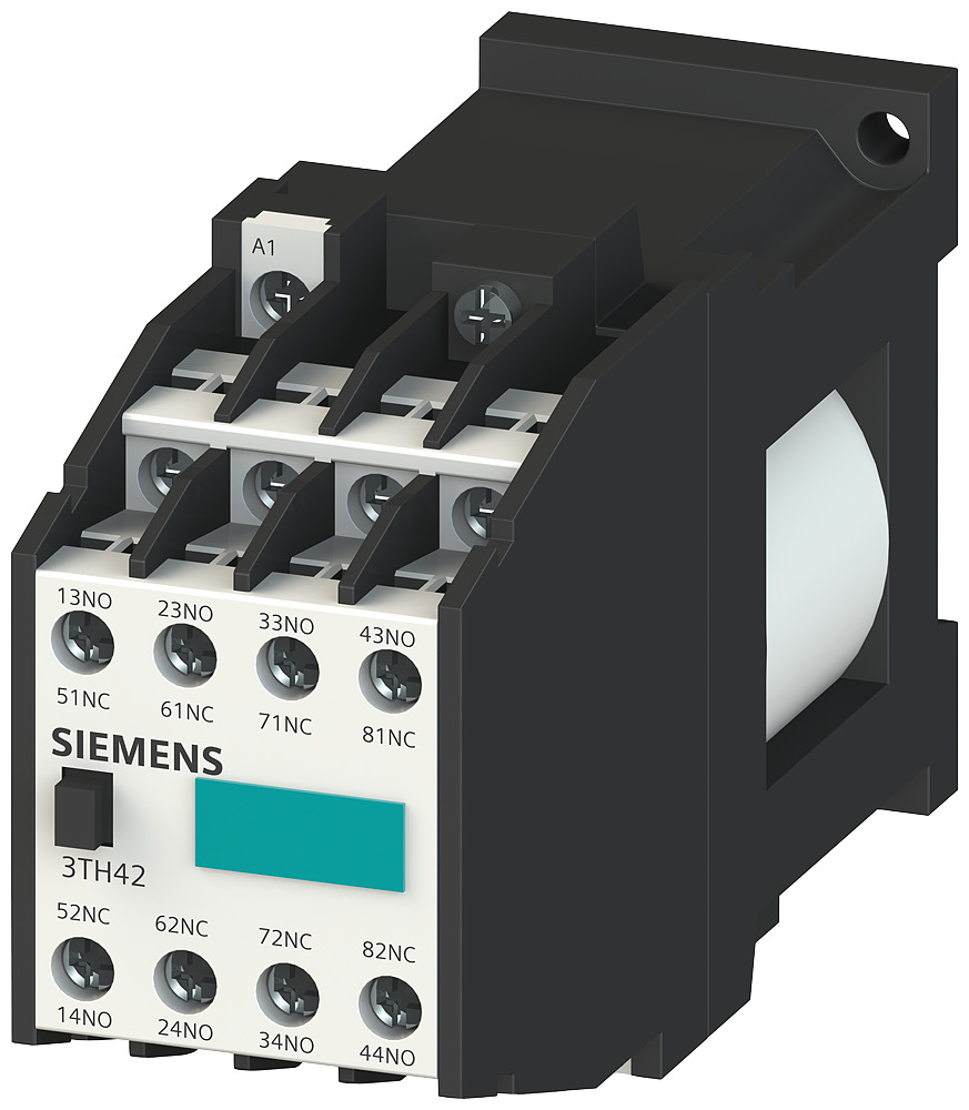 3TH4262-0BB4 Sirius Contactor Relay, 6NO-2NC 6 Form A/2 Form B Contact, 24 VDC V Coil