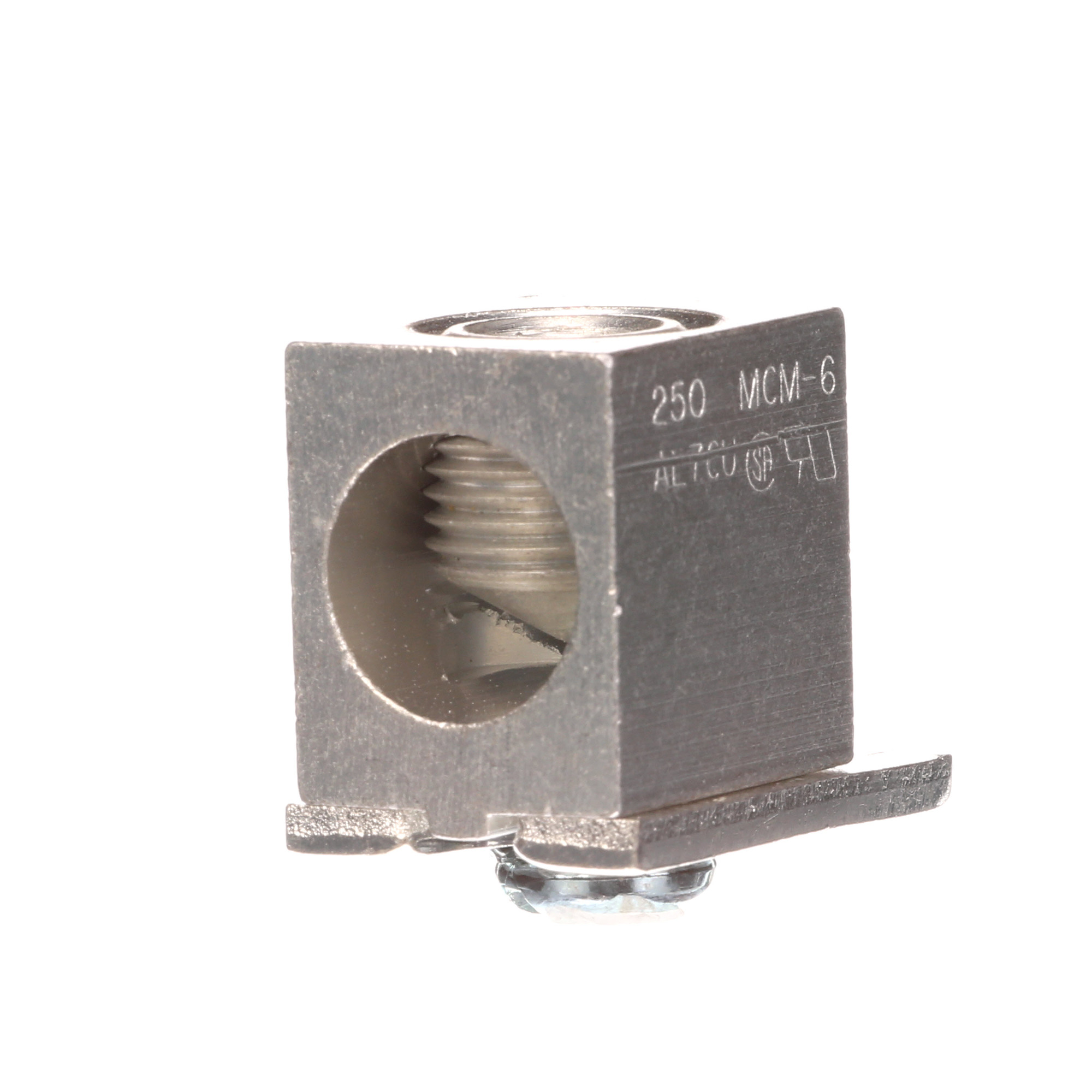 ECCS2 Collar Strap, 6 AWG to 250 kcmil Al/Cu, For Use With Ground Bar, Aluminum
