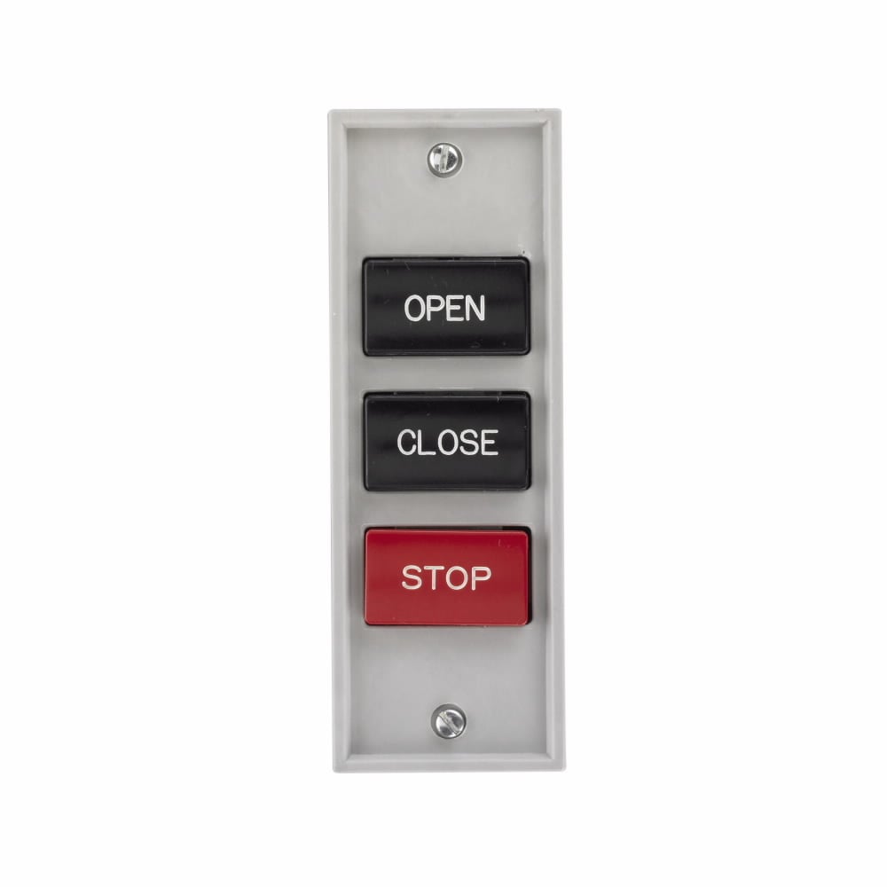 10250H5303 Assembled Heavy Duty Rectangular Standard Pushbutton Control Station, 2NO-1NC Contact, 3 Operators, NEMA 1 NEMA Rating
