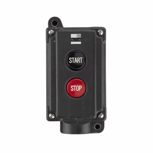 10250H364 Assembled Heavy Duty Round Standard Pushbutton Control Station, 1NO-1NC Contact, 2 Operators, NEMA 3/3R/4/4X/12/13 NEMA Rating
