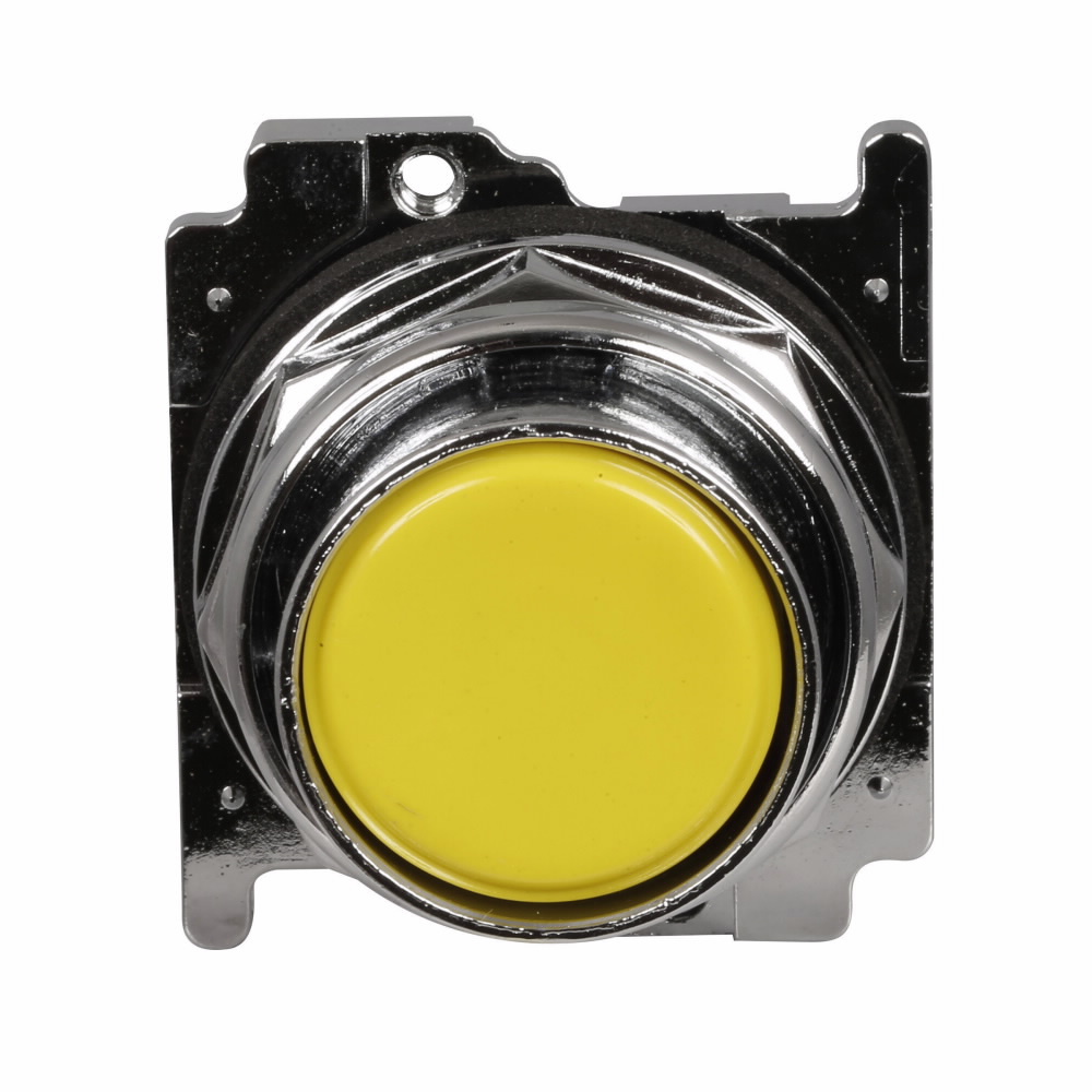 10250T104 Heavy Duty Oil/Watertight Non-illuminated Pushbutton Operator, 30.5 mm, Yellow