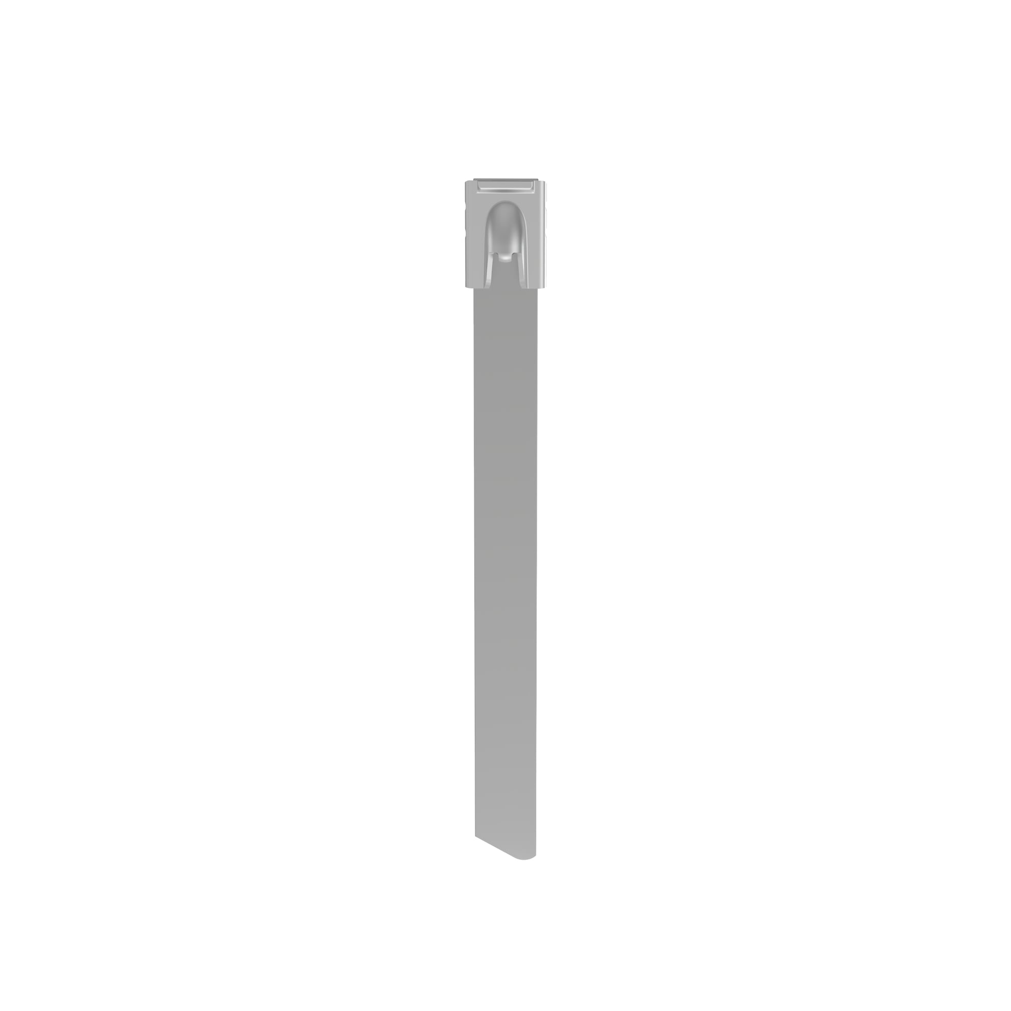 MLT14H-Q Pan-Steel MLT Heavy Cross Section Cable Tie, 45.5 in L x 0.31 in W x 0.01 in THK, 304 Stainless Steel, Metallic