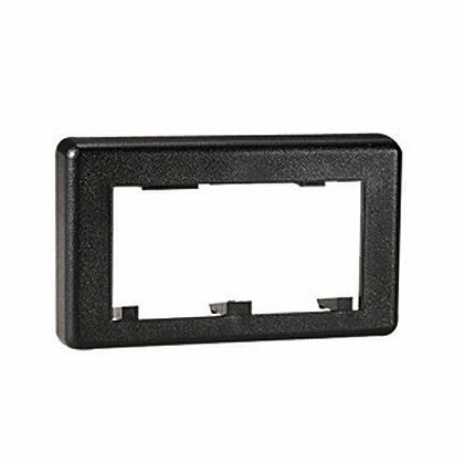 MFFPEBL PanNet Mini-Com Flat Furniture Faceplate Extender, Snap-Fit Mount, Mini-Com, 1 Gangs, 4 Ports