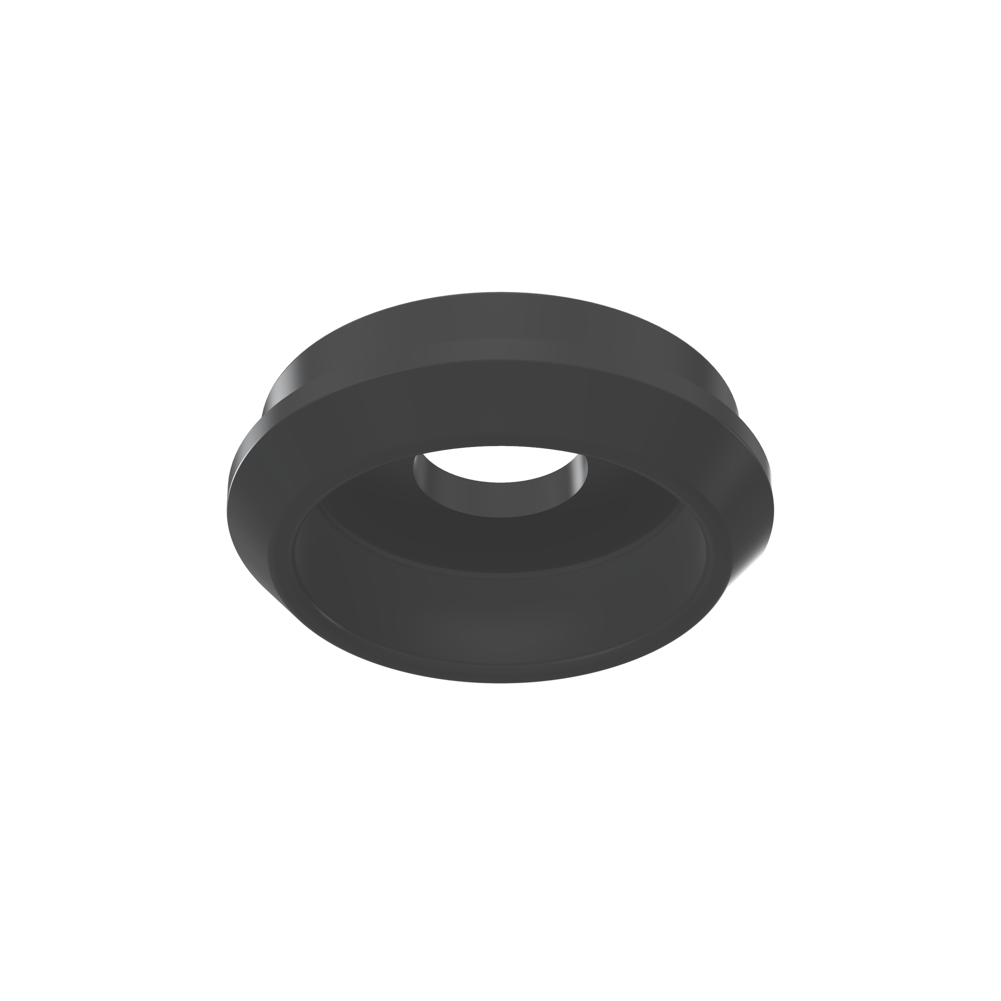 DB-C Panduct Divider Wall Mounting Base, For Use With NR1 or #8, 10, M4 or M5 Screw Anchor, Polycarbonate, Black
