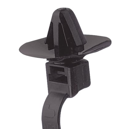 PLUP40S-D30 Pan-Ty PLUP Cross Section Standard Cable Tie, 6.97 in L x 0.32 in W x 0.05 in THK, Nylon 6.6
