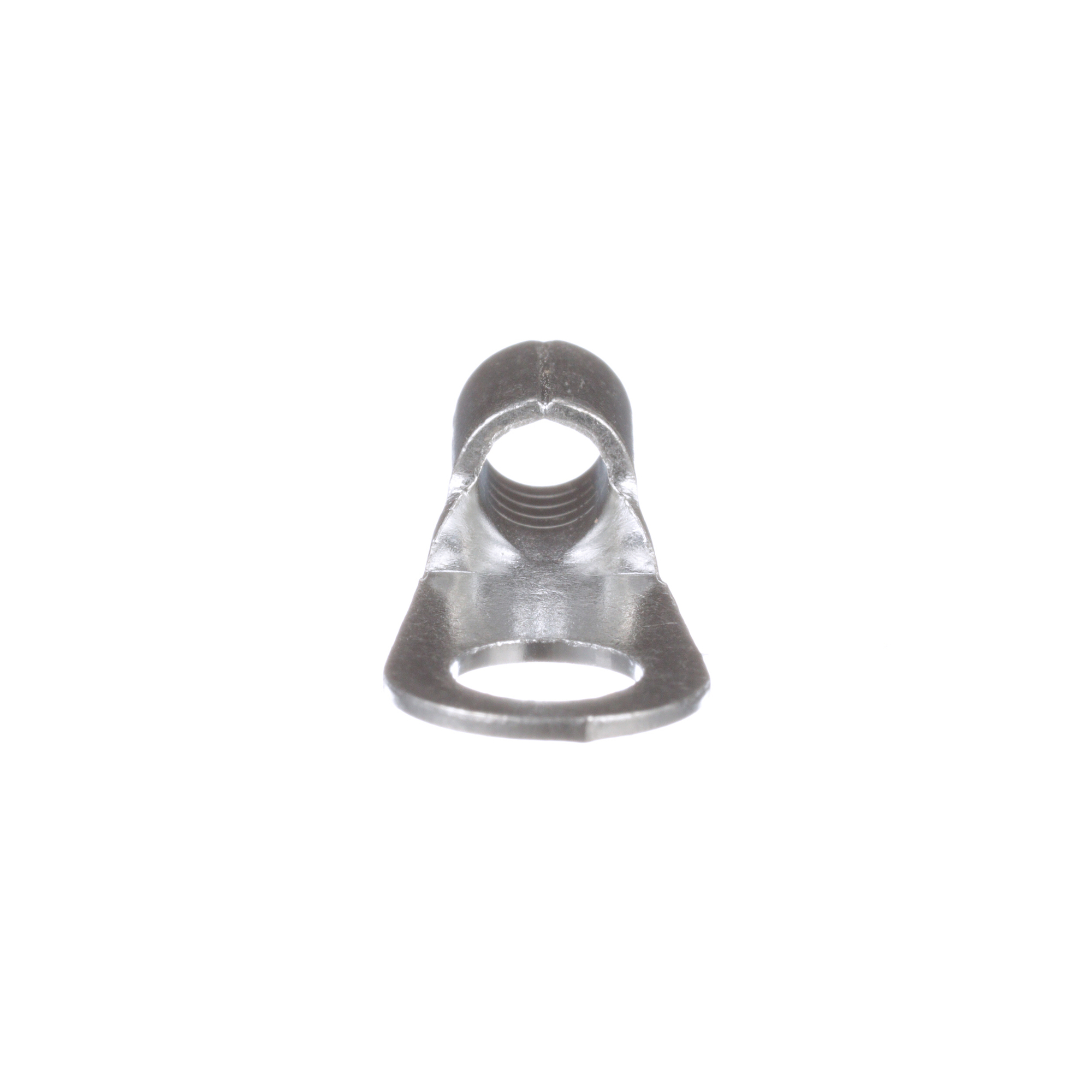 P8-14R-Q Pan-Term Type P-R Loose Piece Non-Insulated Ring Terminal, 8 AWG Conductor, 1.14 in L, Brazed Seam/Internal Serration/Standard Barrel, Copper, Metallic