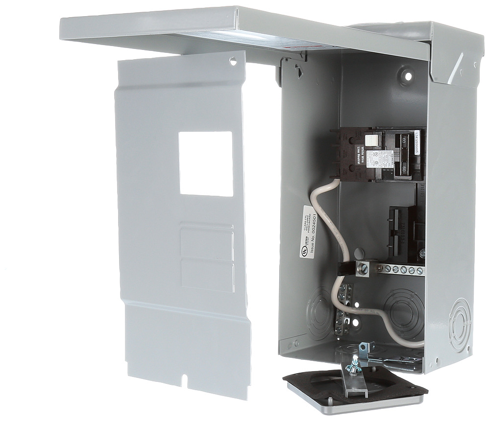 W0408L1125SPA60 Single Phase Main Lug Load Center, 120/240 V AC, 125 A, 2 Poles, 100000 A Interrupt