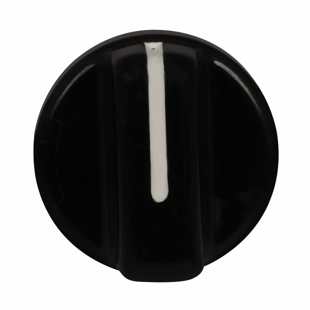 10250TKB Blank Heavy Duty Oiltight/Watertight Operator Knob, 30.5 mm, NEMA 1/2/3/3R/4/4X/12/13/IP65 NEMA Rating, Round Shape, Plastic