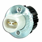 523 Plunger End Standard Lampholder, 660 W Lamp, 600 V AC
