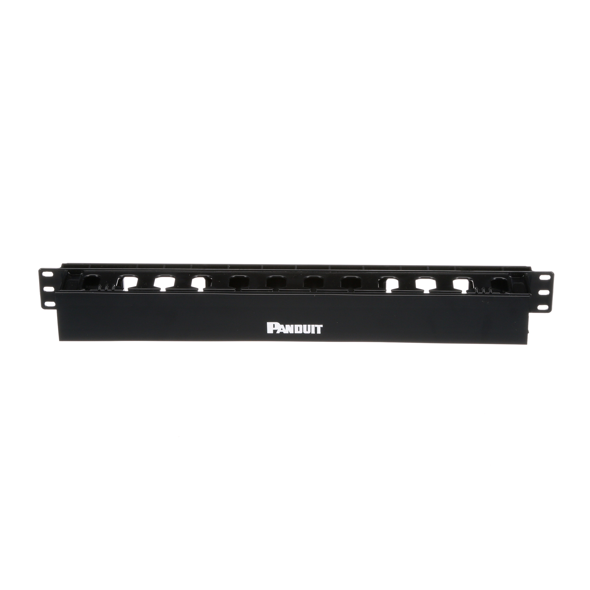 WMPLFSE PatchLink Single Sided Horizontal Cable Manager, 19 in W x 2.7 in D, ABS, Black