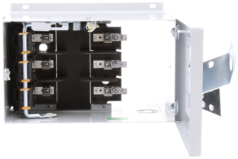 BOS14324 Vacu-Break Type BD Fusible Switch Plug, 240 V AC, 200 A, 3 Wires, IP40 Enclosure