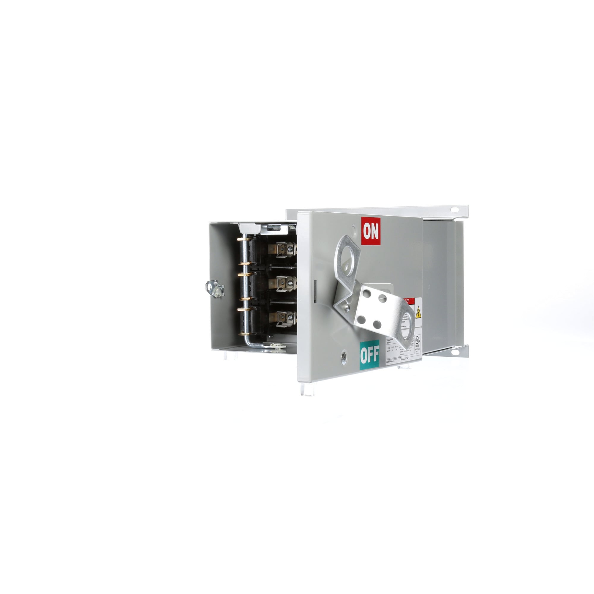 BOS16452 Vacu-Break Type BD Fusible Switch Plug, 600 V AC, 60 A, 4 Wires, IP40 Enclosure