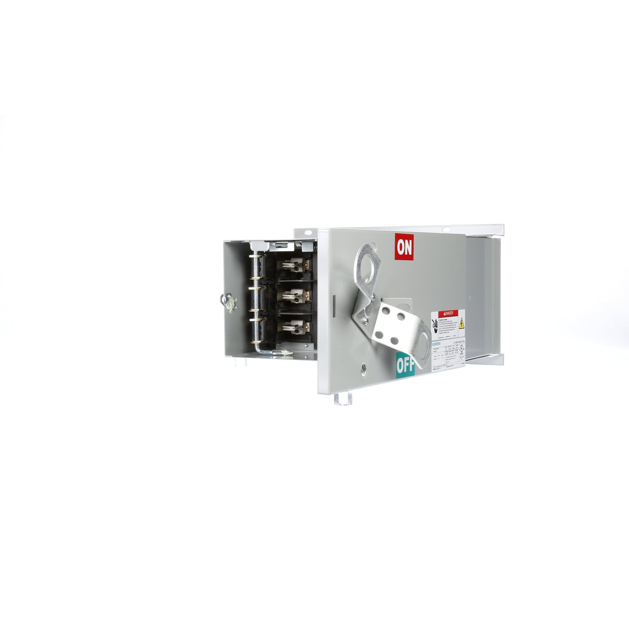 BOS16453 Vacu-Break Type BD Fusible Switch Plug, 600 V AC, 100 A, 4 Wires, IP40 Enclosure
