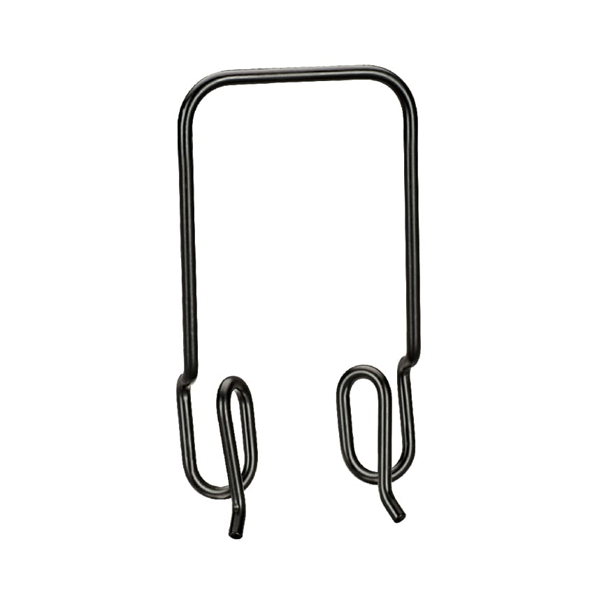 WGSW4BL Wyr-Grid WG Series Snap-On Overhead Sidewall, For Use With Cable Routing System, 1.2 in L x 3.71 in W x 4 in H, Steel, Black