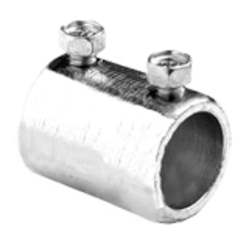 241 Non-Insulated Set Screw Conduit Coupling, 3/4 in, For Use With EMT Conduit, Steel, Zinc Plated