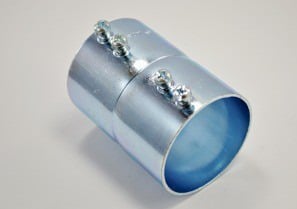 245 Non-Insulated Set Screw Conduit Coupling, 2 in, For Use With EMT Conduit, Steel, Zinc Plated