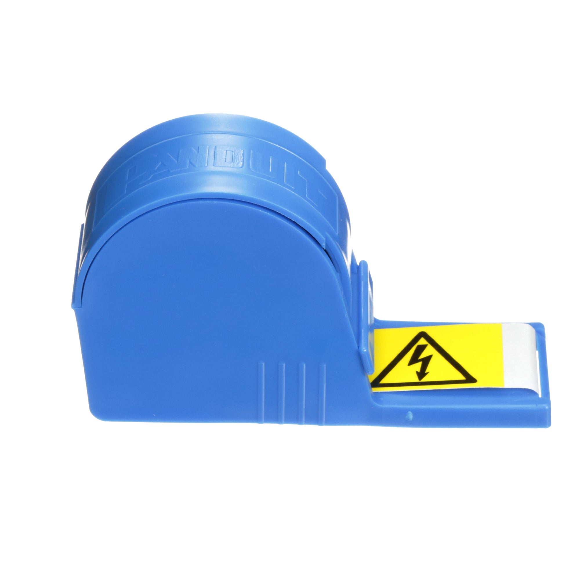 PLD-56 Dispenser Pre-Printed Electrical Warning Label, 1 in L x 1-1/2 in W, HIGH VOLTAGE SYMBOL (ISO 3864) Legend, Black/Yellow, Adhesive Polyester, 200 per Pack Labels