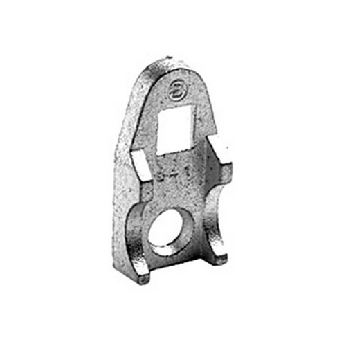 948 Bridgeport Conduit Clamp Back, 3 in, For Use With IMC/Rigid Conduit and Aluminum or Malleable Iron Strap, Malleable Iron, Electro-Plated Zinc