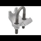 Clamp, Conduit, Right Angle, Malleable Iron, Size 1 1/2 Inch.