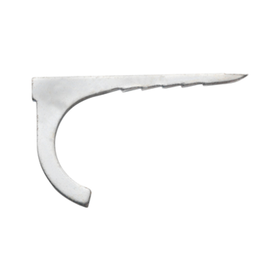 922-NS Bridgeport Nail Strap, 1 in, For Use With EMT Conduit, Steel, Electro-Plated Zinc