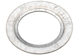 1071 Bridgeport Reducing Washer, 2 to 1/2 in, For Use With IMC/Rigid Conduit, Steel, Electro-Galvanized