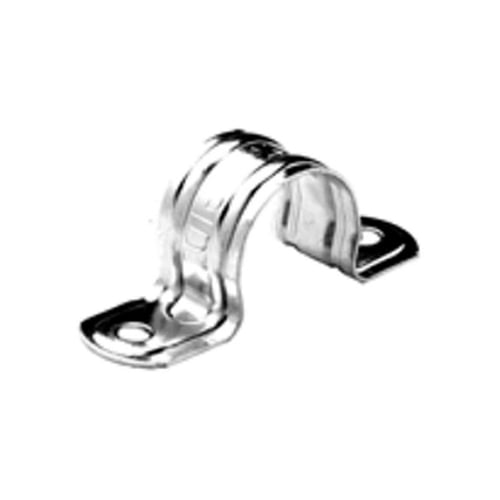 Strap, Two Hole Pipe, Steel, Size 1-1/4 Inch