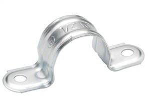 Strap, Two Hole Pipe, Steel, Size 3 Inch