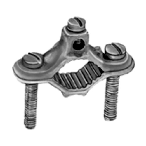 DB-1309 Bridgeport Direct Burial Ground Clamp, 8 to 4 AWG Conductor, Bronze