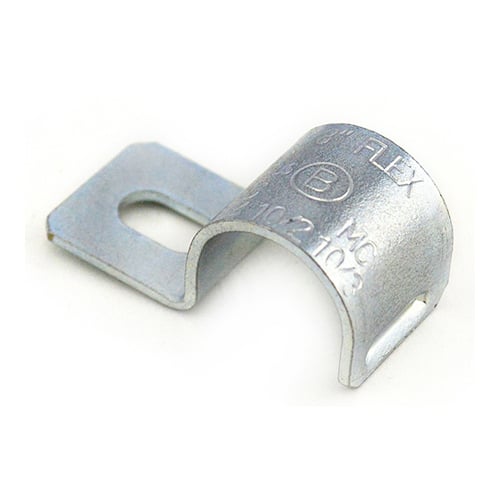 Strap, One Hole, Steel, Cable Size 12/4, 10/2, 10/3