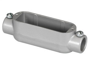 C-31 Bridgeport 5 Series Type C Set Screw Conduit Body, 1/2 in Hub, 85 Form, 4.25 cu-in Capacity, Aluminum, Enamel Painted