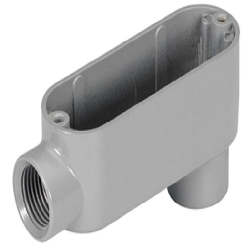 LB-44 Bridgeport 5 Series Type LB Conduit Body, 1-1/4 in Hub, 85, 30.5 cu-in, Aluminum, Enamel Painted