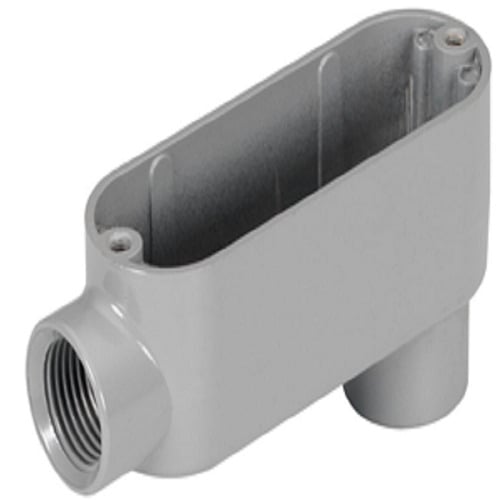LB-50 Bridgeport 5 Series Type LB Conduit Body, 85, 311.8 cu-in, Aluminum, Enamel Painted