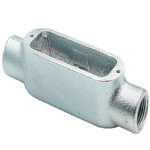 C-43 Bridgeport 5 Series Type-C Conduit Body, 85 Form, 10.8 cu-in Capacity, Aluminum, Enamel Painted