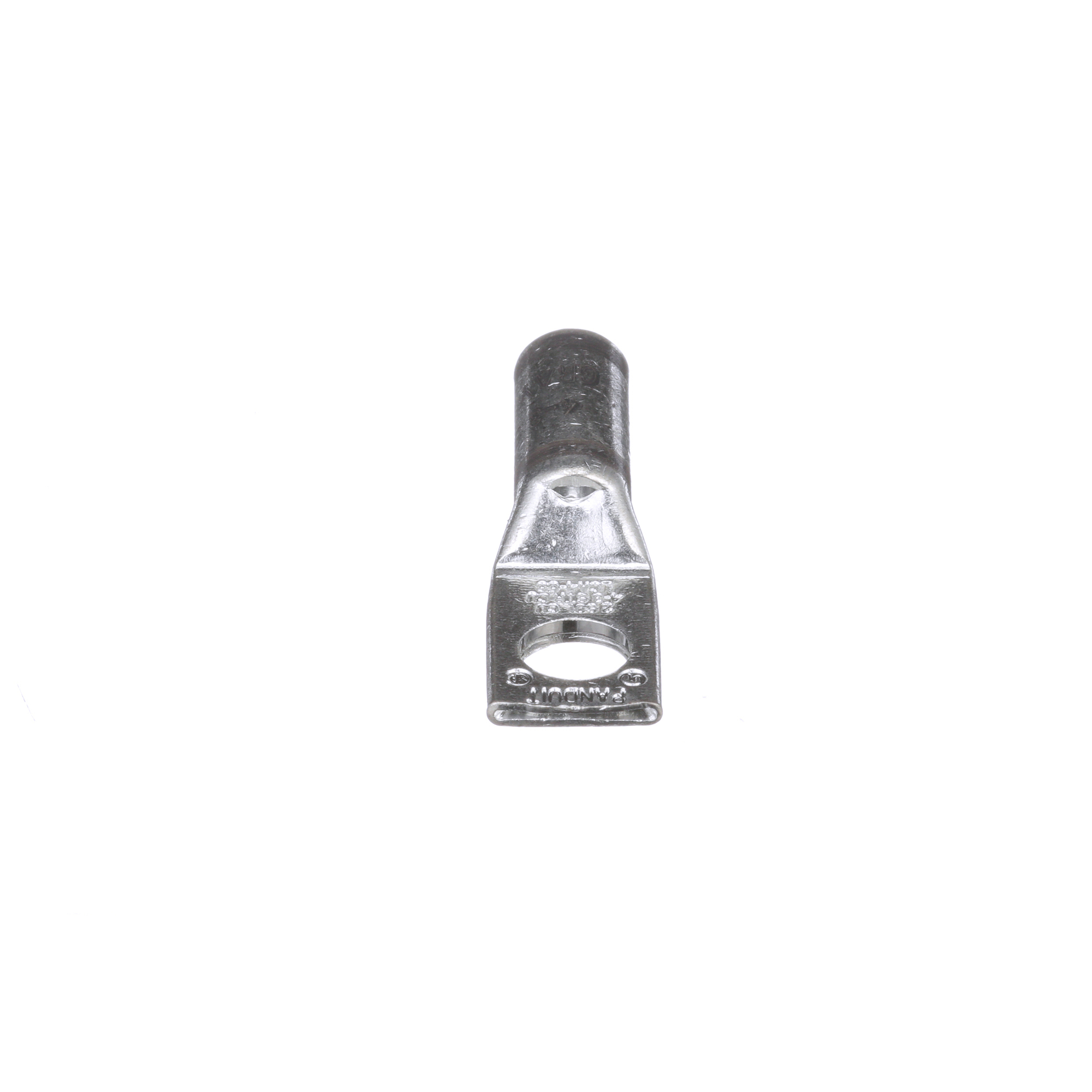 Pan-Lug LCA4-56-L Comp. Lug, 4, Tin Plt Copper, Strt, One 0.31" Stud, PK50