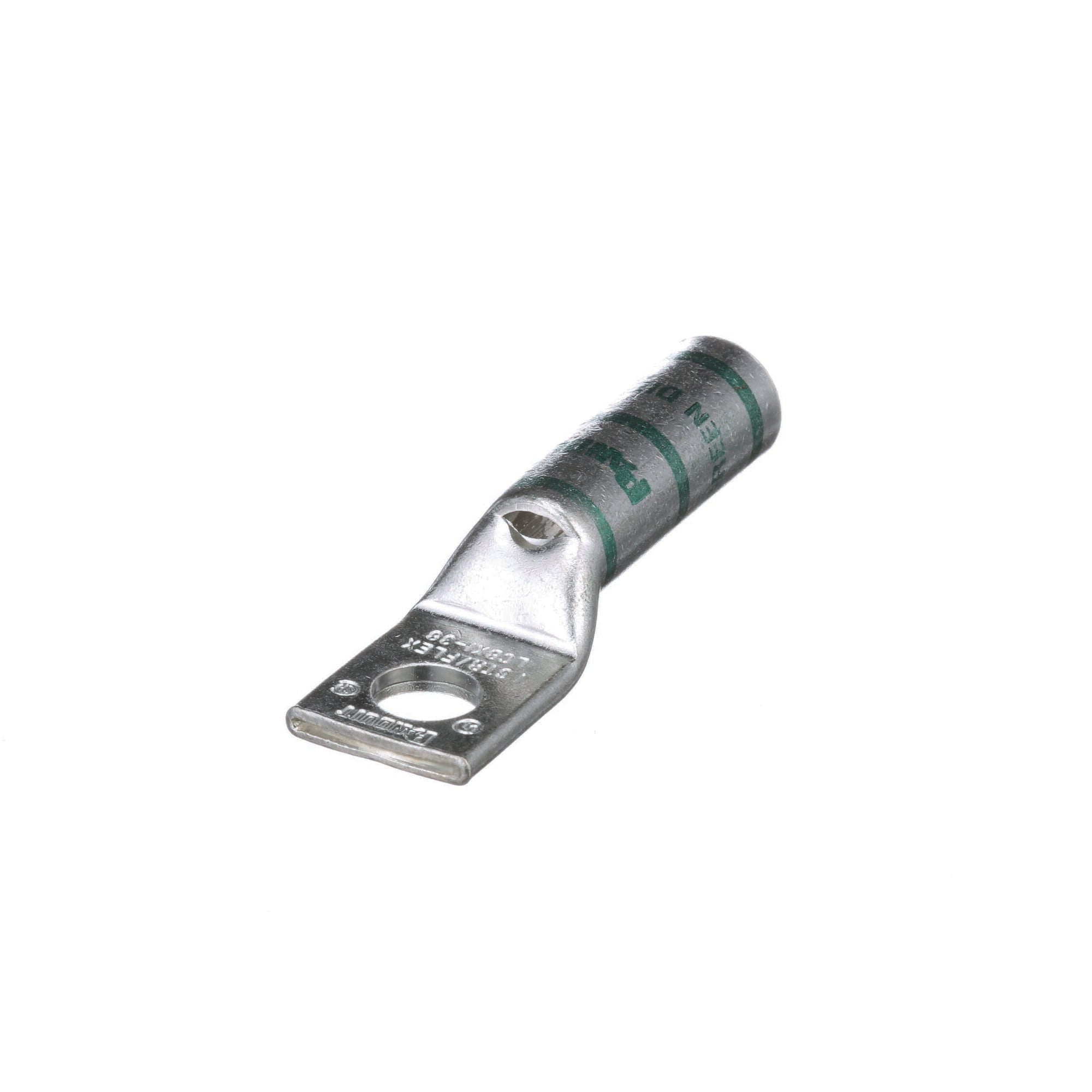 LCA1-56-E Pan-Lug 1-Hole Compression Lug, 1 AWG Copper Stranded Conductor, Die Code: P37, 42.491 in Stud, Copper