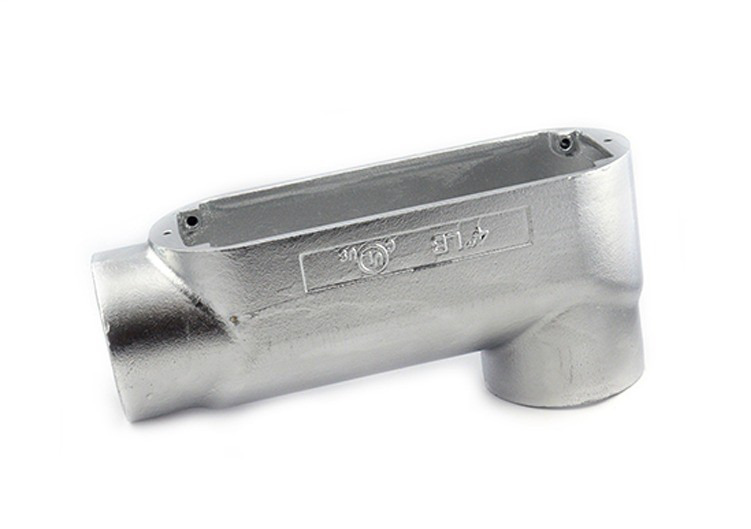 Rigid and IMC Conduit Body, Type LB, Malleable Iron, Size 4  Inch