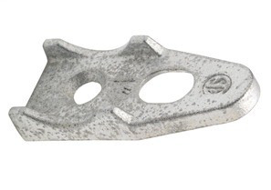 946-AL Bridgeport Clamp Back, 2 in, For Use With Aluminum Strap, Rigid/IMC Conduit, Aluminum, Plain