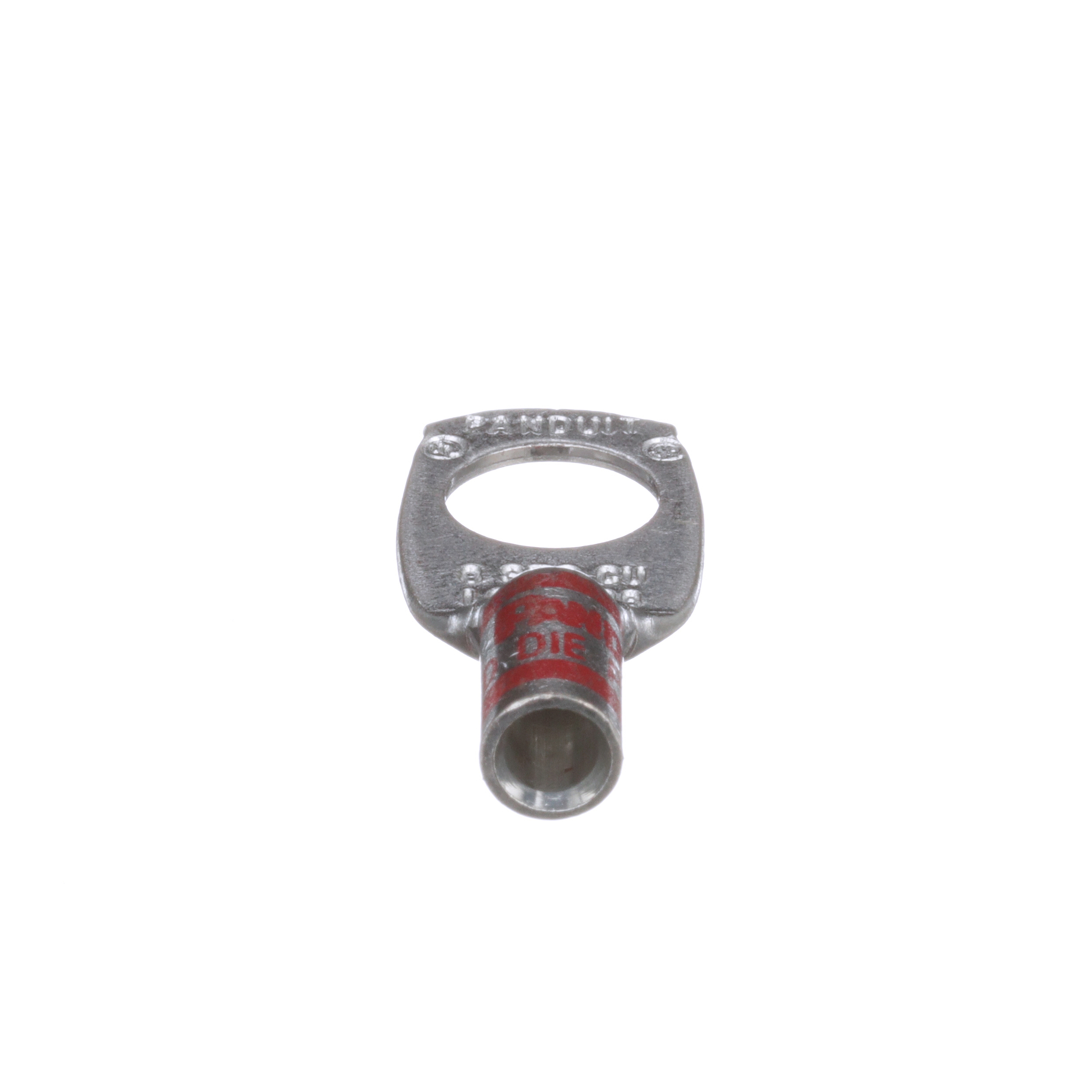 Pan-Lug LCA8-38-L Comp. Lug, Tin Plt Copper, Strt, One 3/8" Stud, PK50