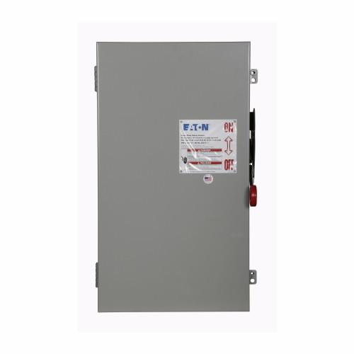 DH224NGK K Series Fusible Heavy Duty Single Throw Safety Switch With Neutral, 240 V AC, 200 A, 15 hp, 25 hp, 40 hp, 60 hp, DPST Contact, 2 Poles