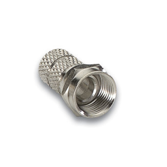 40985-TW6 Twist-On Coaxial Connector, F Type Connection, RG6/RG59 Coaxial Cable, 0 to 4 GHz