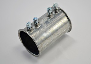 Coupling, Set Screw, Zinc Die Cast, Size 1 1/2 Inch